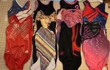 Lot of 11 GK Elite Adidas Gymnastics Practice Leotard Adult Nastia Gabby Shawn