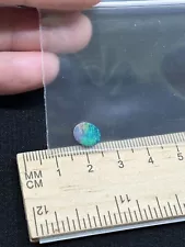 Beautiful Australian Black Opal on Ironstone Cabochon- Vintage Estate Find