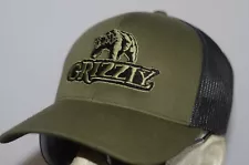 Grizzly Hat chewing tobacco cap camo snuff wintergreen dip redneck long cut chew