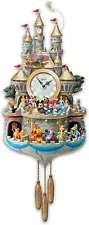 Bradford Exchange Disney Cuckoo Clock Has 43 Characters Lights Music and Motion