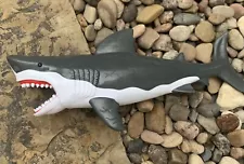 Great White Shark Plastic Toy. 3ft. Used.