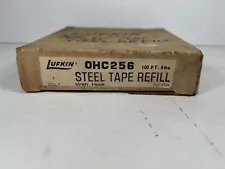 Lufkin OHC256 100 Ft 8 ths Steel Tape Measure Refill with Hook. NIB