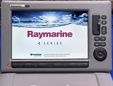 Raymarine C120w Widescreen Chartplotter Multifunction Display; LCD UV Damage