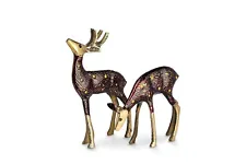 Steel Home Antique Deer Set (Decorative Item).