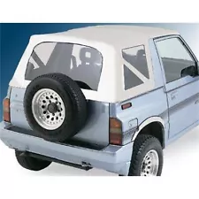 USED CLEAR Soft Top WHITE 1995-1998 FOR Suzuki Sidekick FOR Geo Tracker (For: More than one vehicle)