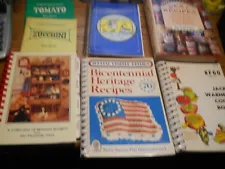 ( 7) Assorted Cookbooks-