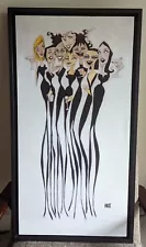 Todd White Giclee Framed Art “Girl Party” 20" x 37"