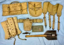 For sale Grouping of US Army WW2 combat field gear