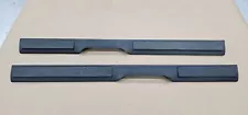 98 ~ 04 Chevy S10 Sonoma Regular Car Door Sill Trim Plates - Graphite Dark Gray