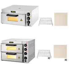 VEVOR Commercial Countertop Pizza Oven Electric Pizza Oven for 14" Pizza Indoor