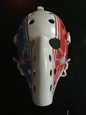 Vintage Montreal Canadiens NHL Replica Fiberglass Goalie Mask