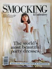 Australian Smocking & Embroidery 2000 Issue 51 Heirloom Sewing Inserts Intact