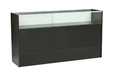 Black Wooden 70 Inch Jewelry Display Showcase with Locks