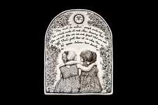 Scrimshaw Like Sisters Wall Plaque Wall Plaque Moosup Valley, Rachel Badeau