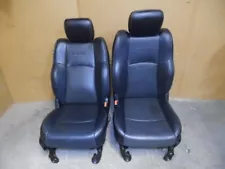 2014-2020 Dodge Ram 1500 Laramie Front Leather Bucket Seats RH & LH Black OEM