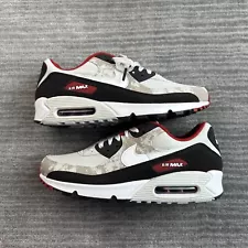 Nike Air Max 90 SE Social FC White Athletic Sneakers DX3576-001 Men's Size 8.5