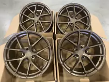 19x8.5 +35 Aodhan AFF07 5x112 Matte Bronze Wheels (Used Set)