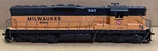 Milwaukee Road Sd9 EMD Diesel Locomotive Powered 543 HO Athearn 3803 Vtg