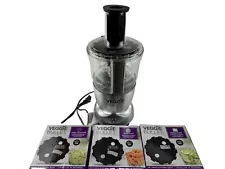 Veggie Bullet NutriBullet Electric 3 Function Machine Shred Slice W/ 3 Extra