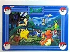 Pokemon Celluloid Sheet 1997 BANPRESTO Very rare Japanese Unopened From Japan