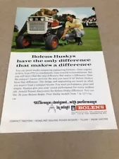 1968 Bolens Estate Keeper Riding Lawn/Garden Tractor w/belly mower--nice '68 ad