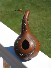 Early Sailor Made Gourd Drinking Cup - Folk Art