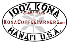 100% Hawaiian / Kona Coffee Beans Medium Roasted 10 Bags Each 1 Pound Bag