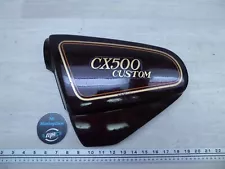 Honda CX500 Custom PL1204-32. maroon left side cover