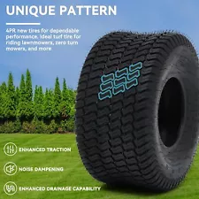 Yitahome 18x8.50-8" 4Ply Lawn Mower Tractor Tire for Golf Cart & Garden Mower 2x