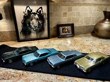 1970 Buick Wildcat And Chevy Impala Built Reissue Kits To Resemble Promos AMT