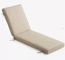 Sunbrella Chaise Lounge Cushion Antique Beige 80x23