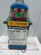 VINTAGE FARE BOX NYC BUS TOKENS COIN NYC TRANSIT - PUBLIC TRANSPORTATION