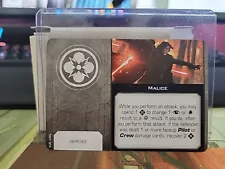 2x Malice X-Wing Miniatures 2.0 Upgrade Cards