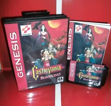 Castlevania BloodLines with Box and Manual Cartridge for 16 bit Sega MD game