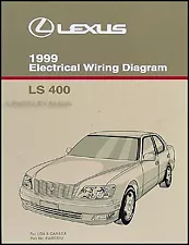 1999 Lexus LS 400 Wiring Diagram Manual NEW Original LS400 OEM Electrical Book (For: 1999 LS400)