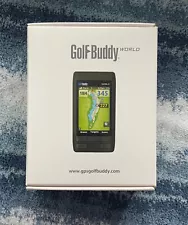 Golf Buddy World NEW GPS Rangefinder in Box: Cable, Battery, Charger, Holster