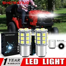 For Troy-Bilt Pony Super Bronco Horse headlights 2 Super Bright LED light bulbs