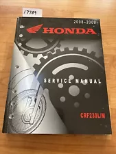 2008 2009 Honda CRF230L CRF230M Service Repair Manual