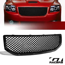 For 2006/2007-2012 Dodge Caliber Black Luxury Sport Mesh Front Bumper Grille ABS