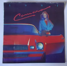 CHEVROLET CAMARO orig 1981 Canadian Mkt Sales Brochure for Canada Berlinetta Z28