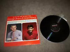 George Jones & Gene Pitney For The First Time MONO MUSICOR LP - NM VINYL