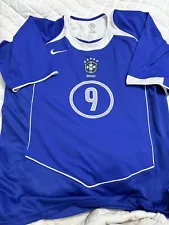 Nike Brasil Away Ronaldo #9 Jersey Size Extra Large