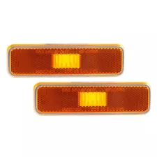 For 1984-1989 Dodge D100 Front Side Marker Lights Driver & Passenger Side Pair (For: 1989 Dodge D100)