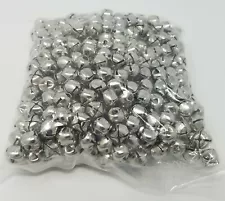 Bulk Lot of 500 Silver Shiny Metal Jingle Bells Small 10mm Christmas Crafts