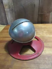 Vintage 1950's Stampco Lawn Garden Sprinkler Chrome Oscillating Top Red Base