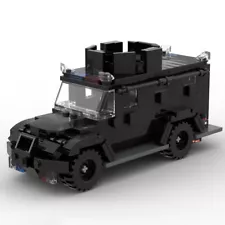 Wheeled SWAT Vehicle for Military and Law Enforcement Use 300 Pieces MOC Build