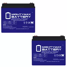 Mighty Max 12V 35AH GEL Battery for Invacare Pronto M50, M51, M61, M71 - 2 Pack