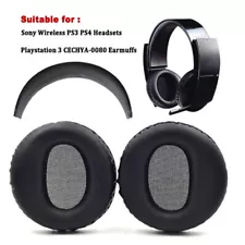 Ear Pads Cushions Replacement For Sony Wireless PS3 PS4 Headsets CECHYA-0080