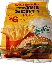 Travis Scott Meal - McDonald’s Poster LIMITED EDITION RARE- Authentic