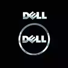 DELL Silver Metal Logo Sticker For Laptop PC Tablet Desktop Computer Digital